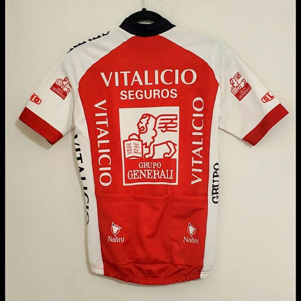 VITALICIO SEGUROS Bicycle Racing Team shirt sm/med cycle workout - Picture 4 of 8